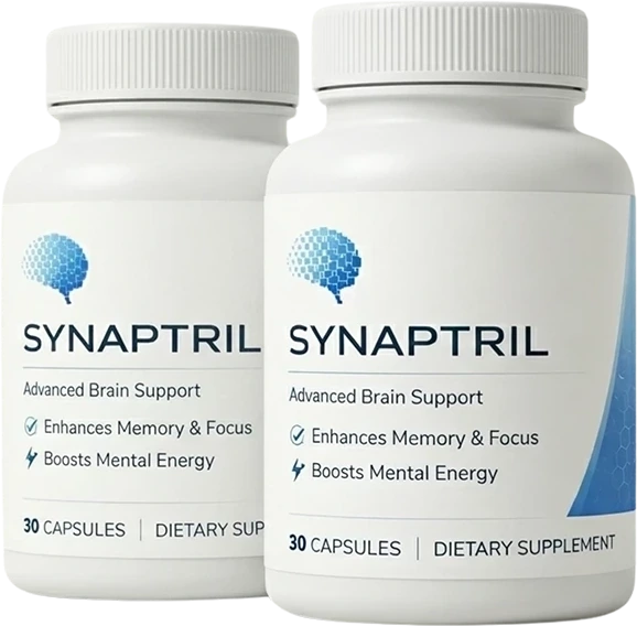 Synaptril Advanced Brain Support, two bottles