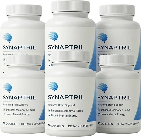 Synaptril Advanced Brain Support capsule bottles