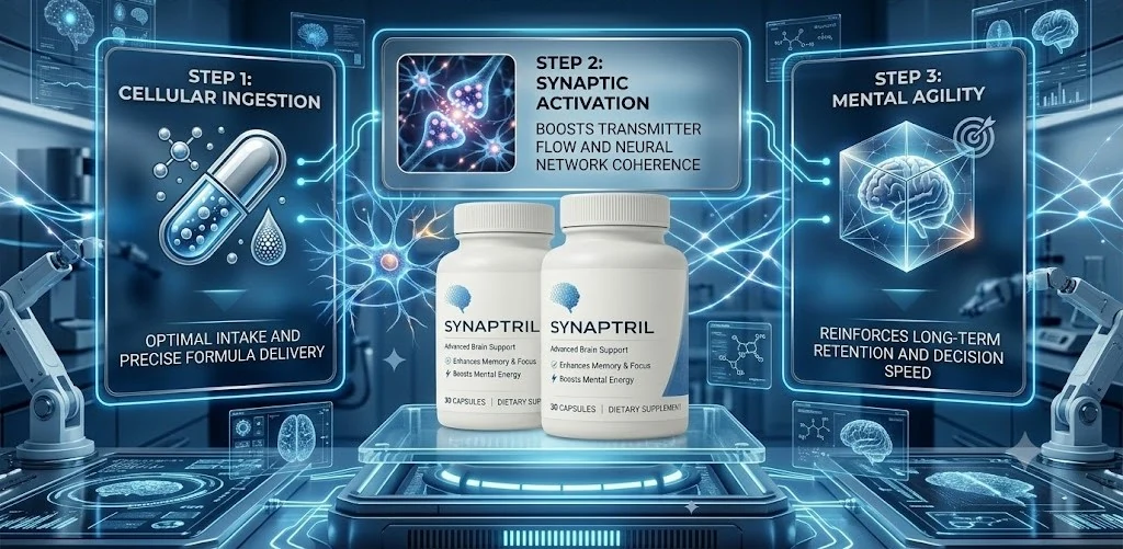 How Synaptril works: cellular ingestion, synaptic activation, mental agility